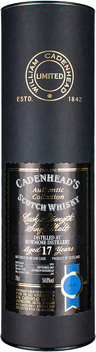BOX Bowmore cadenhead 17yr