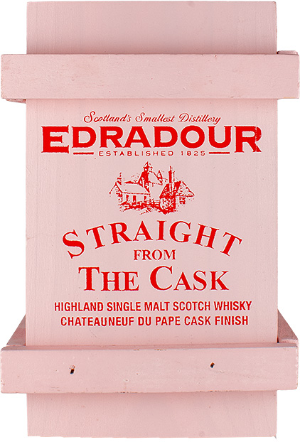 BOX Edradour 2002 Straight from the cask Chateau Neuf 10yo