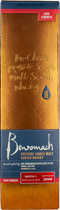 BOX benromach 2008 batch 1 10yr