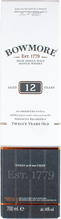 BOX bowmore 12yr