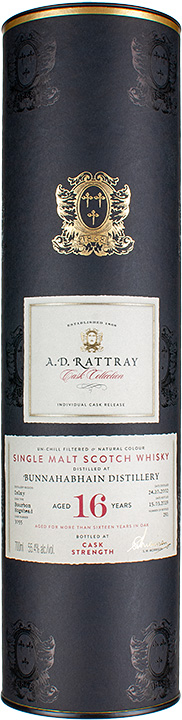 BOX bunnahabhain 2002 ad rattray 16yr