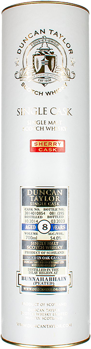 BOX bunnahabhain 2014 duncan taylor 8jr
