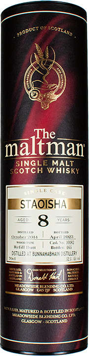 BOX bunnahabhain staoisha 2014 maltman 8yr