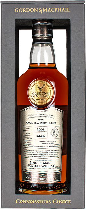 BOX caol ila 2008 gordon and macphail 14yr