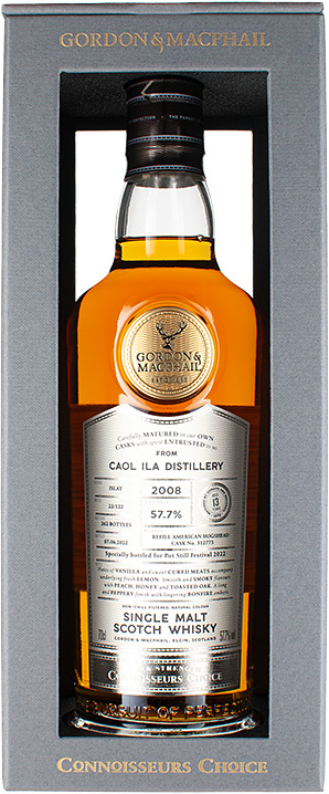 BOX caol ila 2008 gordon macphail 13jr Enhanced