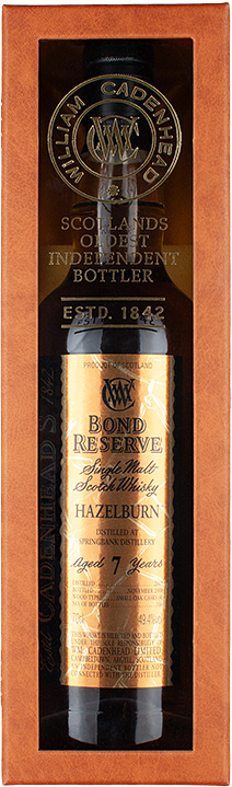 BOX hazelburn cadenhead 7yr