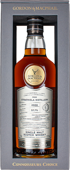 BOX strathisla 2008 gordon macphail 13y