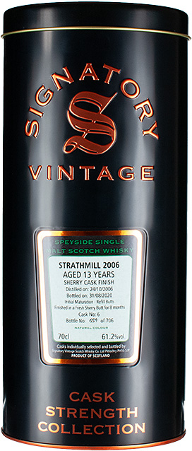 BOX strathmill 2006 signatory 13yr