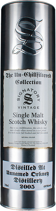 BOX unnamed orkney 2005 hp signatory unchill 12yo