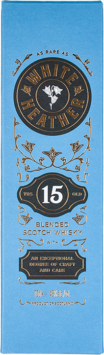 BOX white heather blended malt 15yr