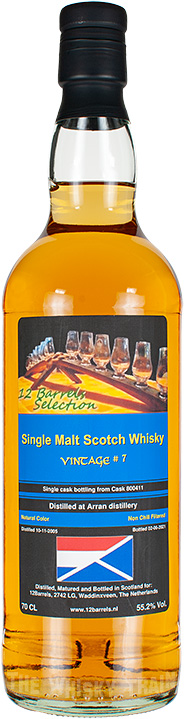 arran 2005 12 barrels vintage 7 15yr