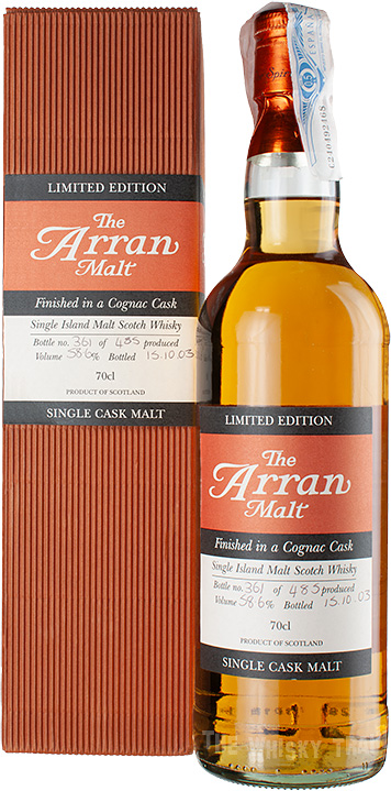 arran cognac finish