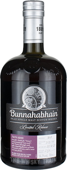 bunnahabhain 2011 aonadh limited edition 10yr