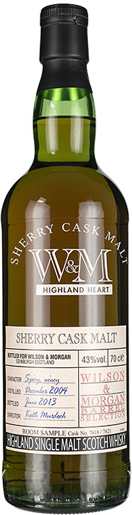 highland heart 2004 wilson morgan sherry 9yo